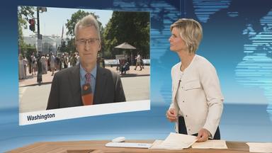ZDF-Korrespondent ordnet die Hintergründe des neuen Atomabkommens zwischen den USA und Saudi-Arabien ein.