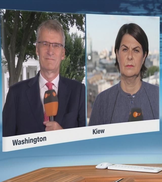 Elmar Theveßen und Anne Brühl berichten.