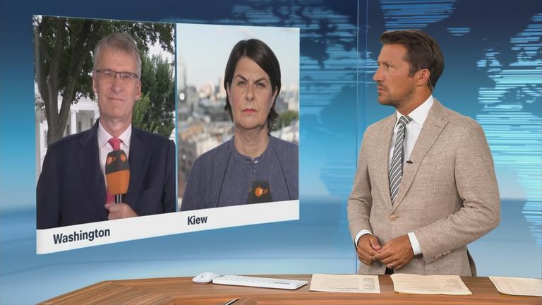 Elmar Theveßen und Anne Brühl berichten.