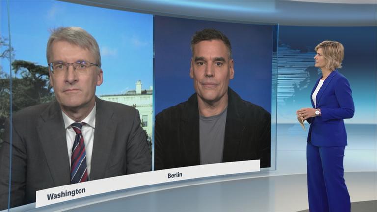 Schaltgespräch mit den ZDF-Korrespondenten Elmar Thevessen und Armin Coerper