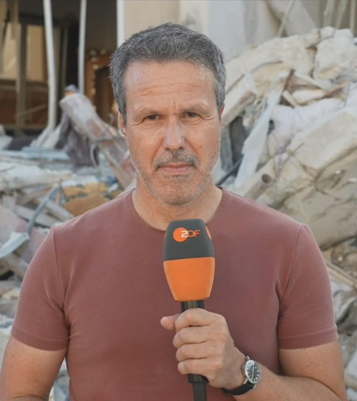 ZDF-Korrespondent Thomas Reichart in Israel