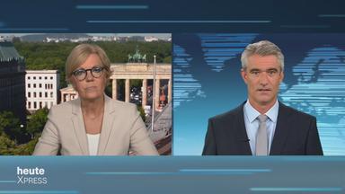 Schaltgespräch mit ZDF-Korrespondentin Ines Trams zur Kabinettstagung in Brandenburg