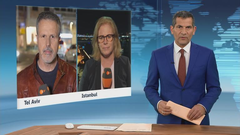 ZDF-Korrespondenten Isabelle Tümena und Thomas Reichart