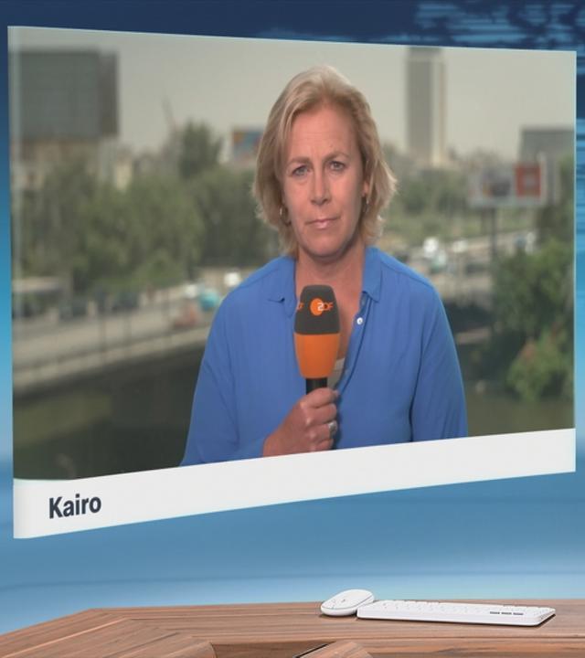 ZDF-Korrespondentin Isabelle Tümena im Schaltgespräch