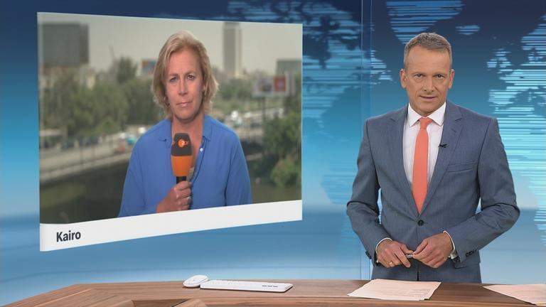 ZDF-Korrespondentin Isabelle Tümena im Schaltgespräch