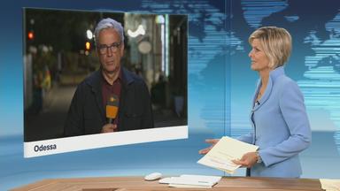 Schaltgespräch mit ZDF-Reporter Henner Hebestreit