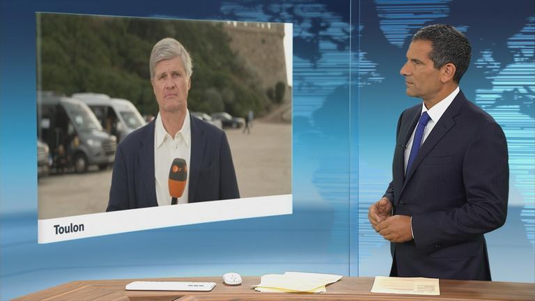 ZDF-Korrespondent Thomas Walde in Touron