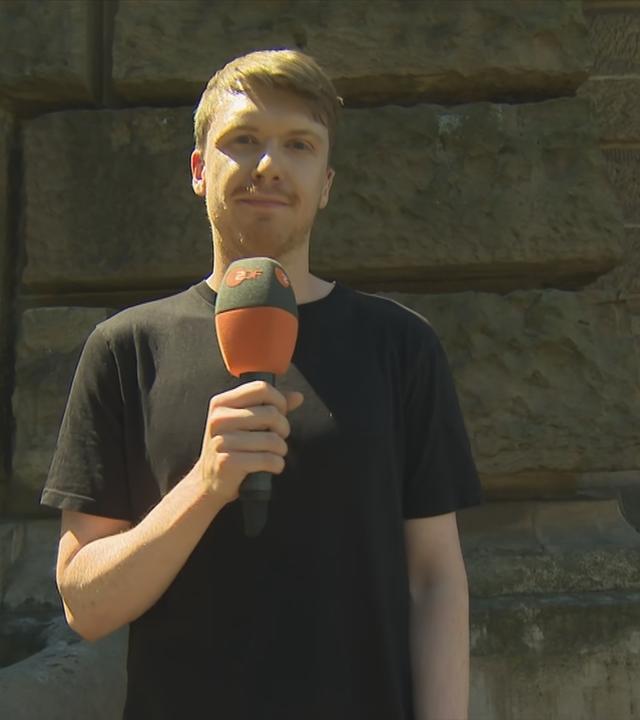 Kai Witvrouwen mit ZDF-Mikrofon