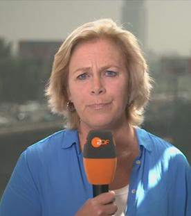 ZDF-Korrespondentin Isabelle Tümena