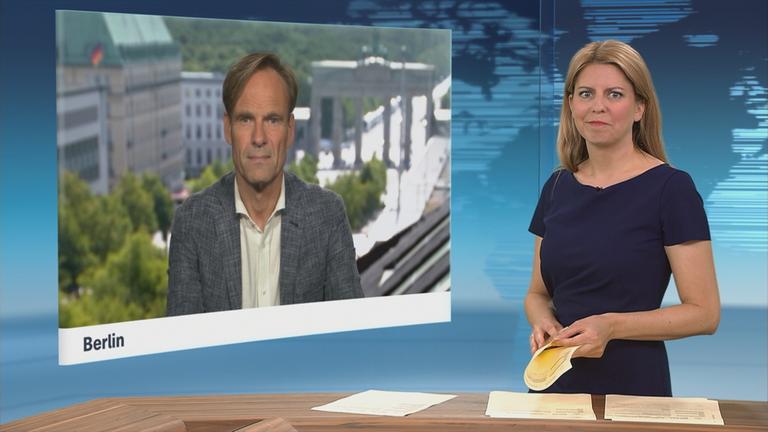 Wulf Schmiese im Schaltgespräch mit der heute