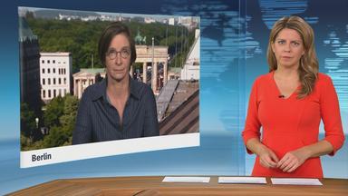 ZDF-Korrespondentin Zimmermann ist in Berlin zu sehen.