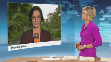 ZDF-Korrespondentin Diana Zimmermann aus Evian