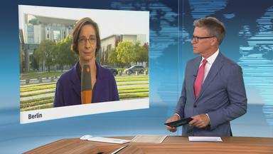 ZDF-Haupstadtkorrespondentin Diana Zimmermann in Berlin