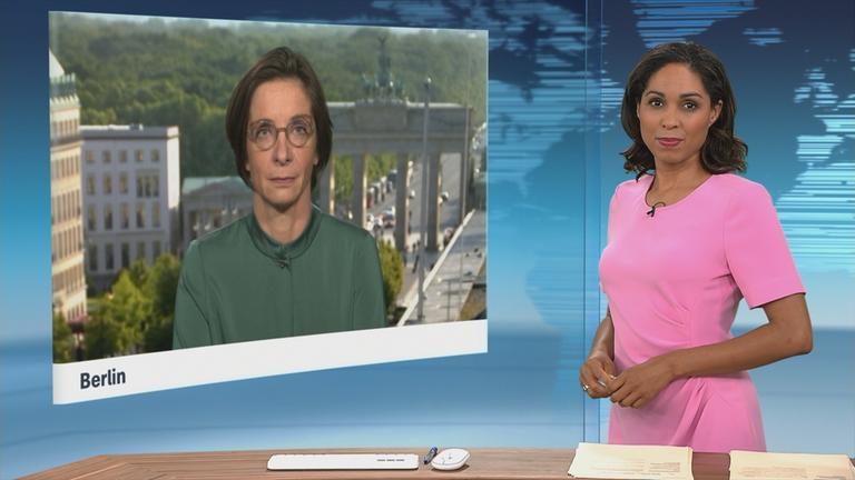 ZDF-Korrespondentin Diana Zimmermann.