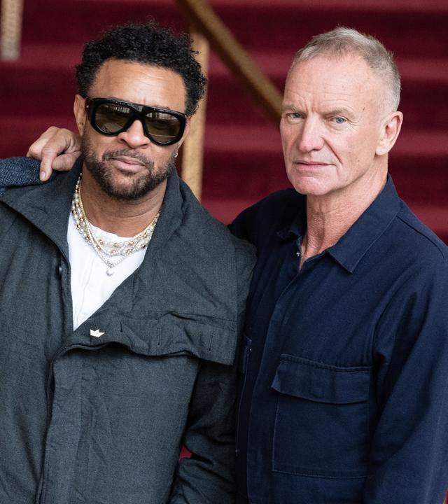 Shaggy und Sting beim Fotocall für The Last Ship