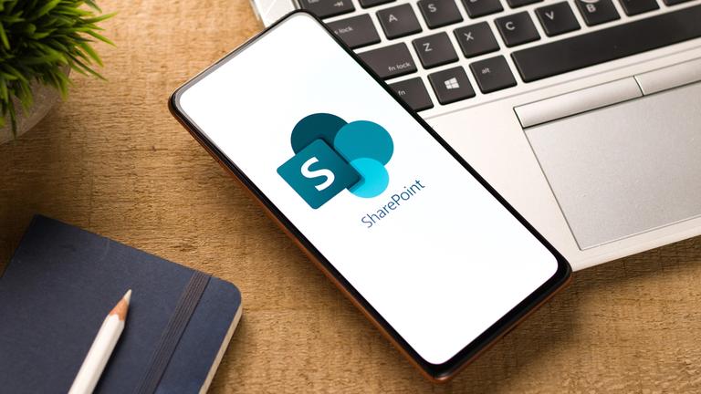 Logo des Software Programms Microsoft Share Point.