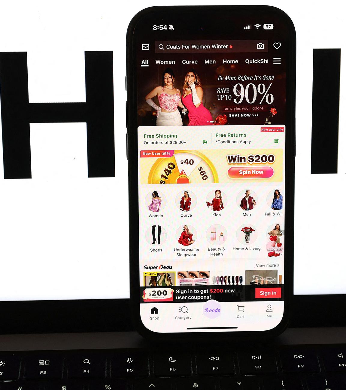 Chinesischer Onliine-Shop Shein