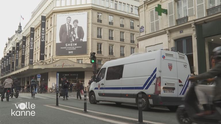 SHEIN Laden in Paris von Außen vor Eröffnung