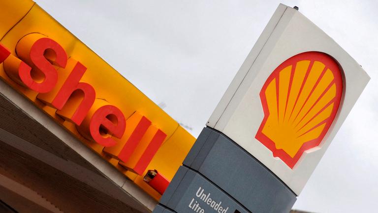 Shell-Tankstelle im Süden Londons