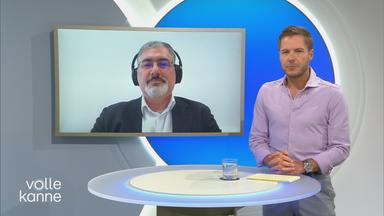 Manuel Atug ist "Volle Kanne"-Moderator Florian Weiss zugeschaltet