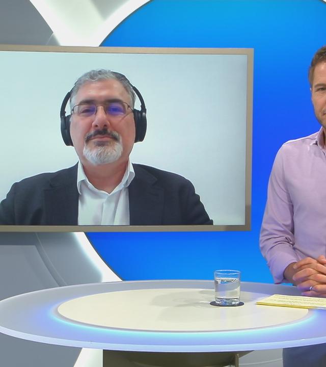 Manuel Atug ist "Volle Kanne"-Moderator Florian Weiss zugeschaltet