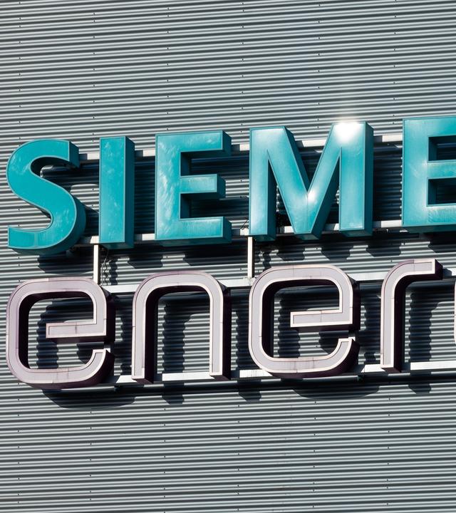 Ein Logo der Firma "Siemens Energy"