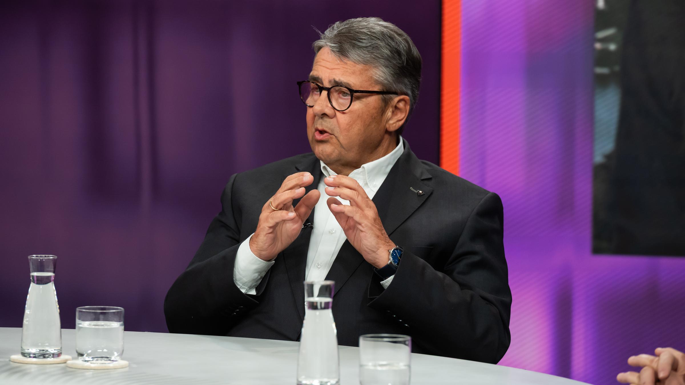Sigmar Gabriel bei Maybrit Illner