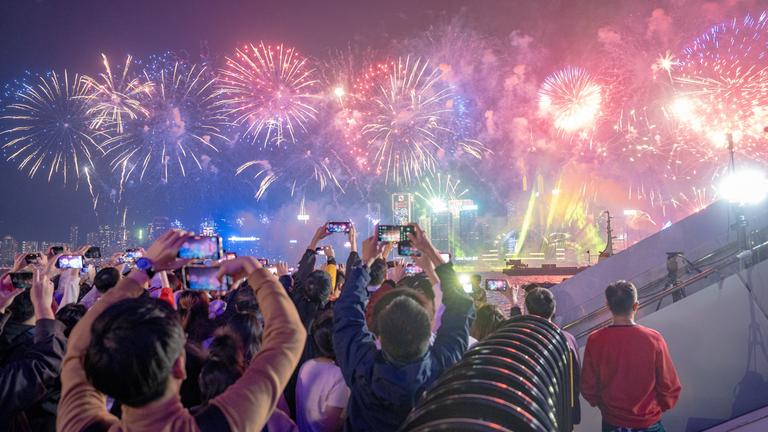 Silvester in Hongkong