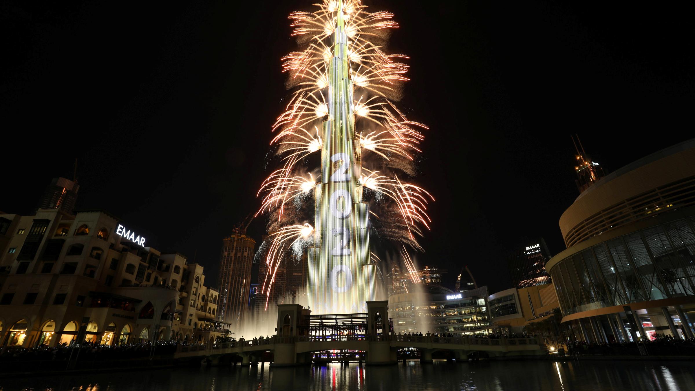 Silvester in Dubai, Vereinigte Arabische Emirate