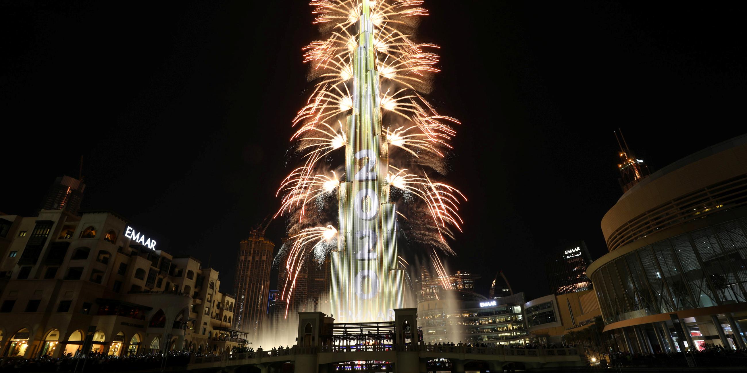 Silvester in Dubai, Vereinigte Arabische Emirate