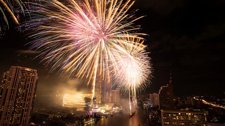 Silvester in Bangkok, Thailand