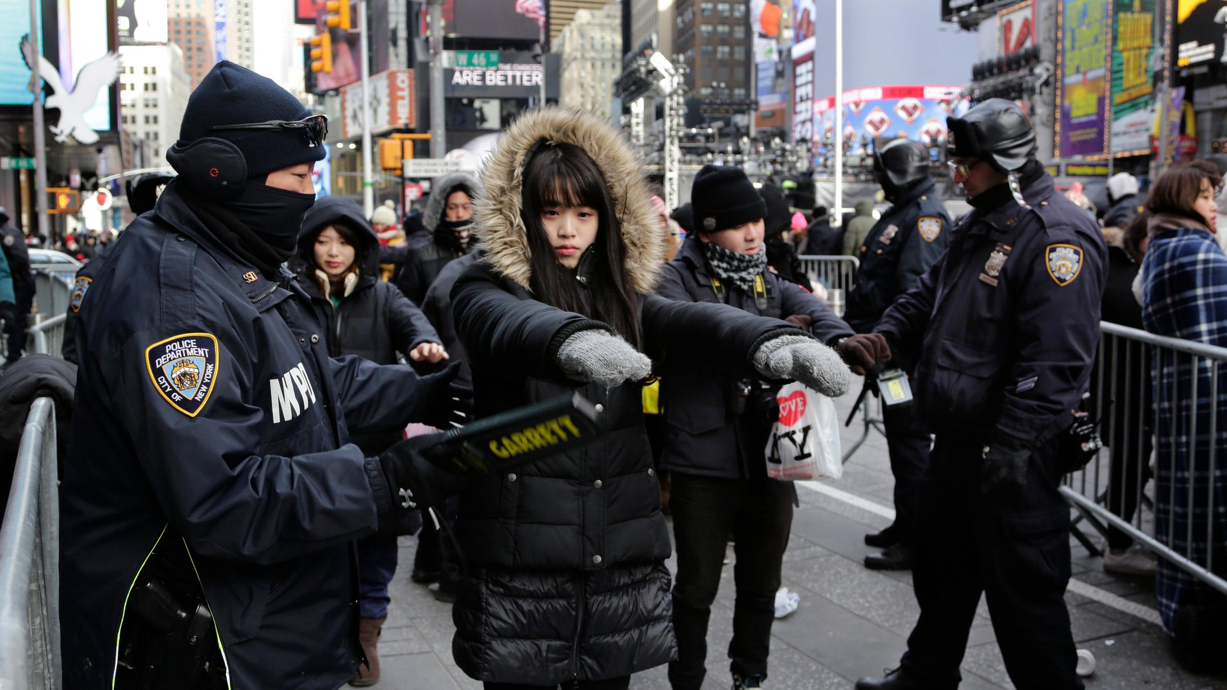 Gewohnt hoch: Sicherheitsvorkehrungen in New York