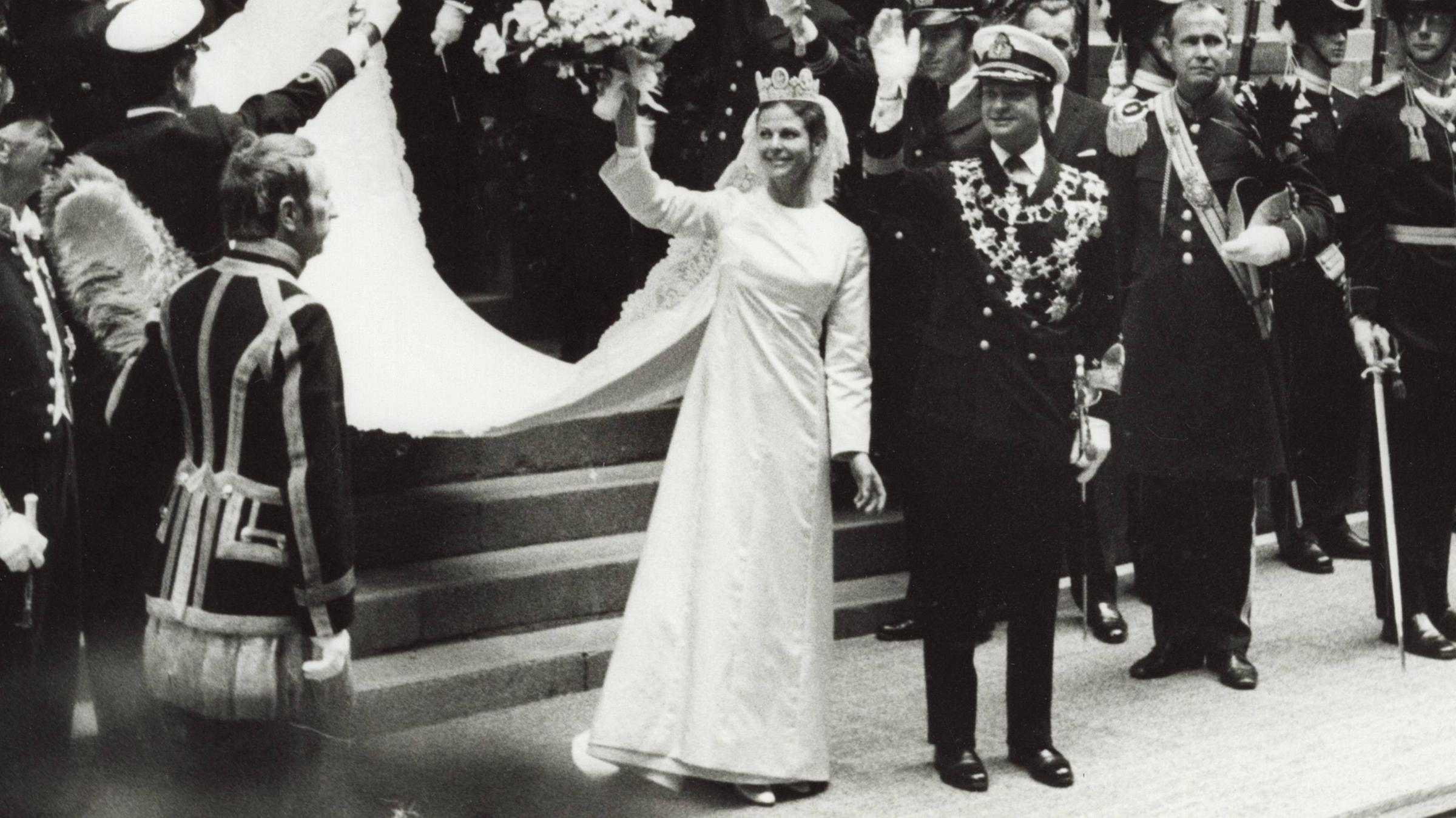 Archiv: Hochzeit von Carl Gustaf und Silvia am 19.06.1976