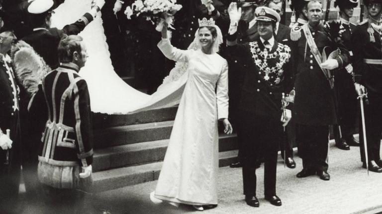 Archiv: Hochzeit von Carl Gustaf und Silvia am 19.06.1976