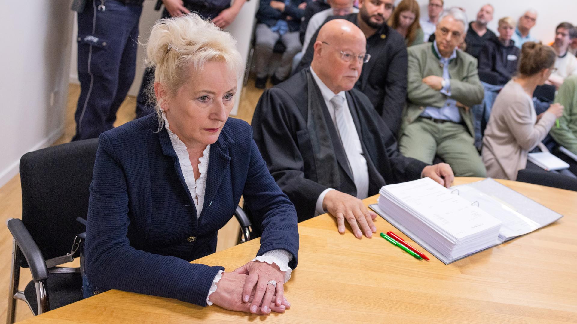 Simone Baum im Gerichtssaal am 29.05.2024