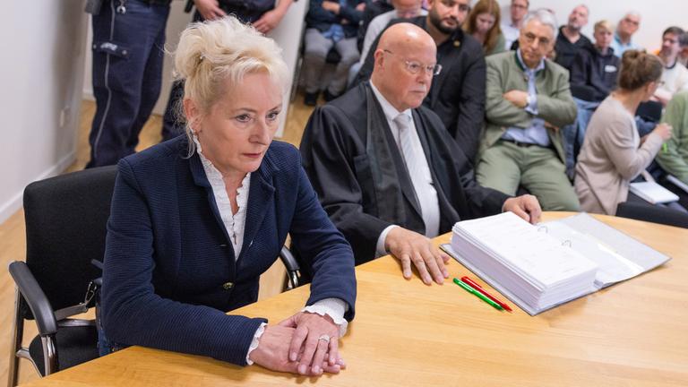 Simone Baum im Gerichtssaal am 29.05.2024