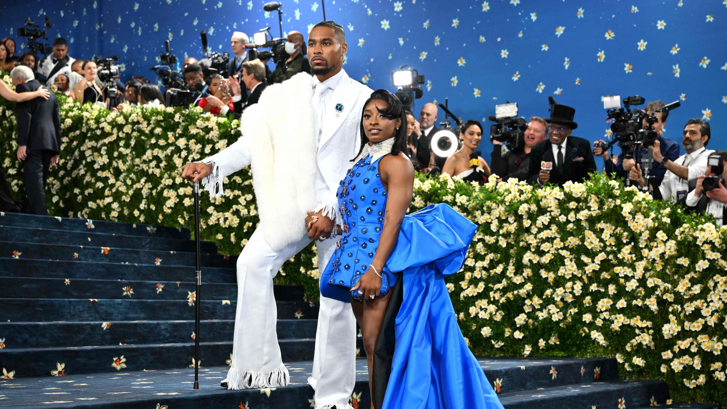 Date-Night für US-Sportlerin Simone Biles und Jonathan Owens bei der Met Gala.