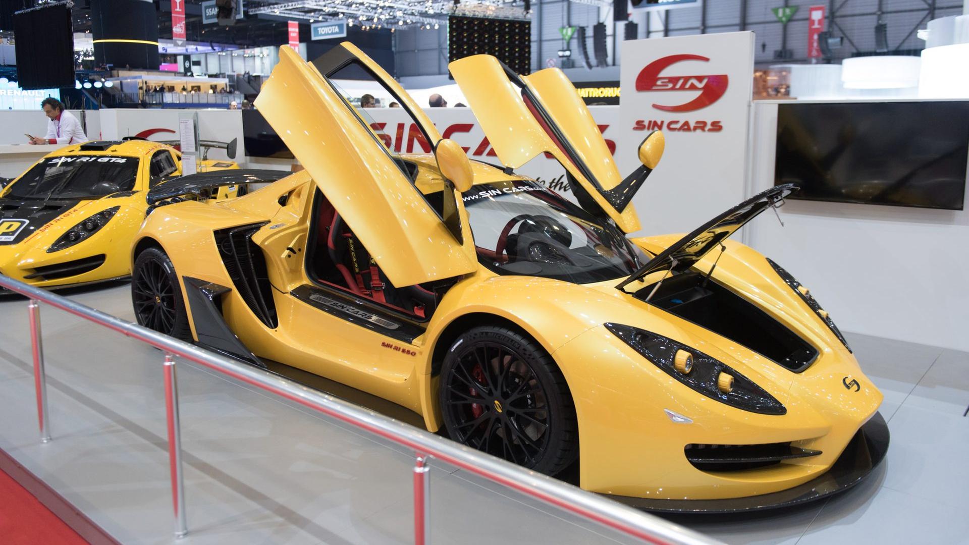 Sin Cars Sin R1 550 beim Autosalon in Genf