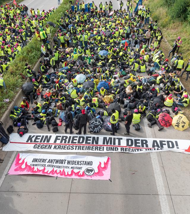 Proteste gegen den AfD-Bundesparteitag in Erfurt, 04.07.2026