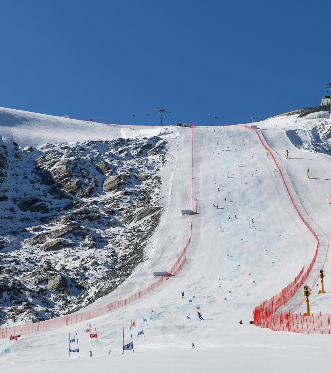 Rennstrecke in Sölden
