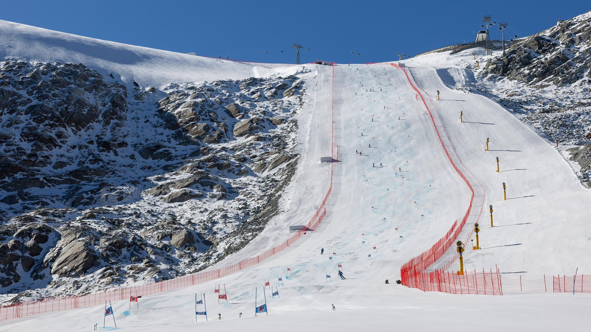 Rennstrecke in Sölden