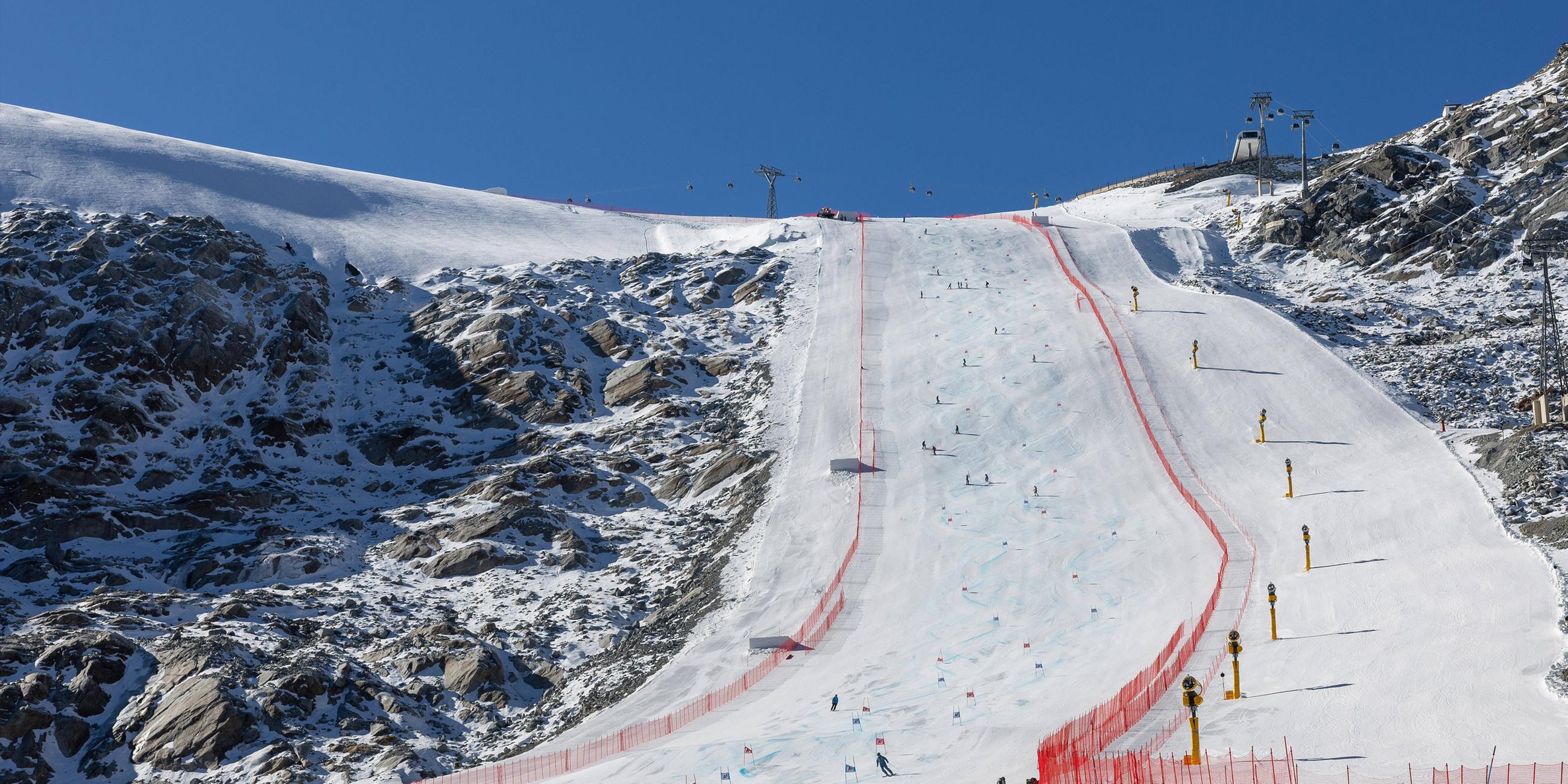 Rennstrecke in Sölden
