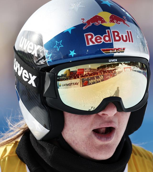 Ski Alpin-Weltcup: Die deutsche Emma Aicher im Zielraum