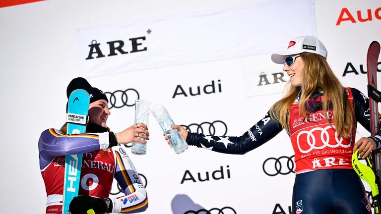 Ski Alpin: Women's World Cup: Emma Aicher und Mikaela Shiffrin