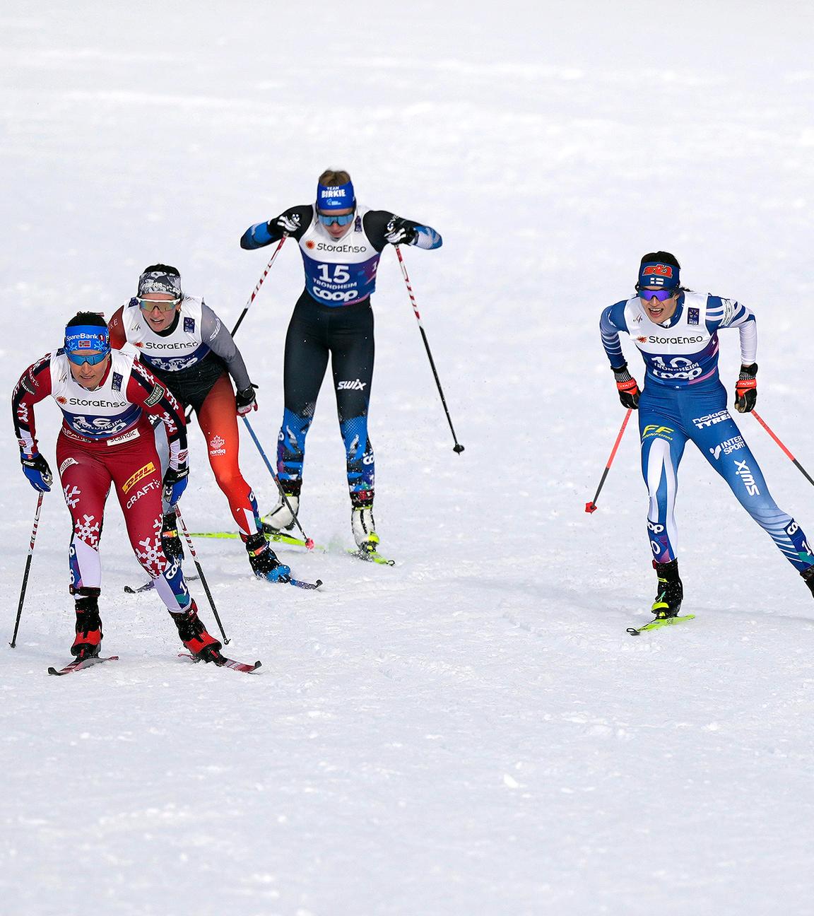 Ski nordisch, Langlauf der Frauen in Trondheim