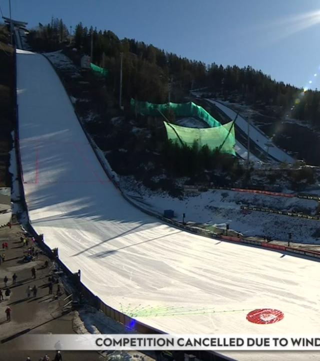 Skiflug-Schanze im norwegischen Vikersund.