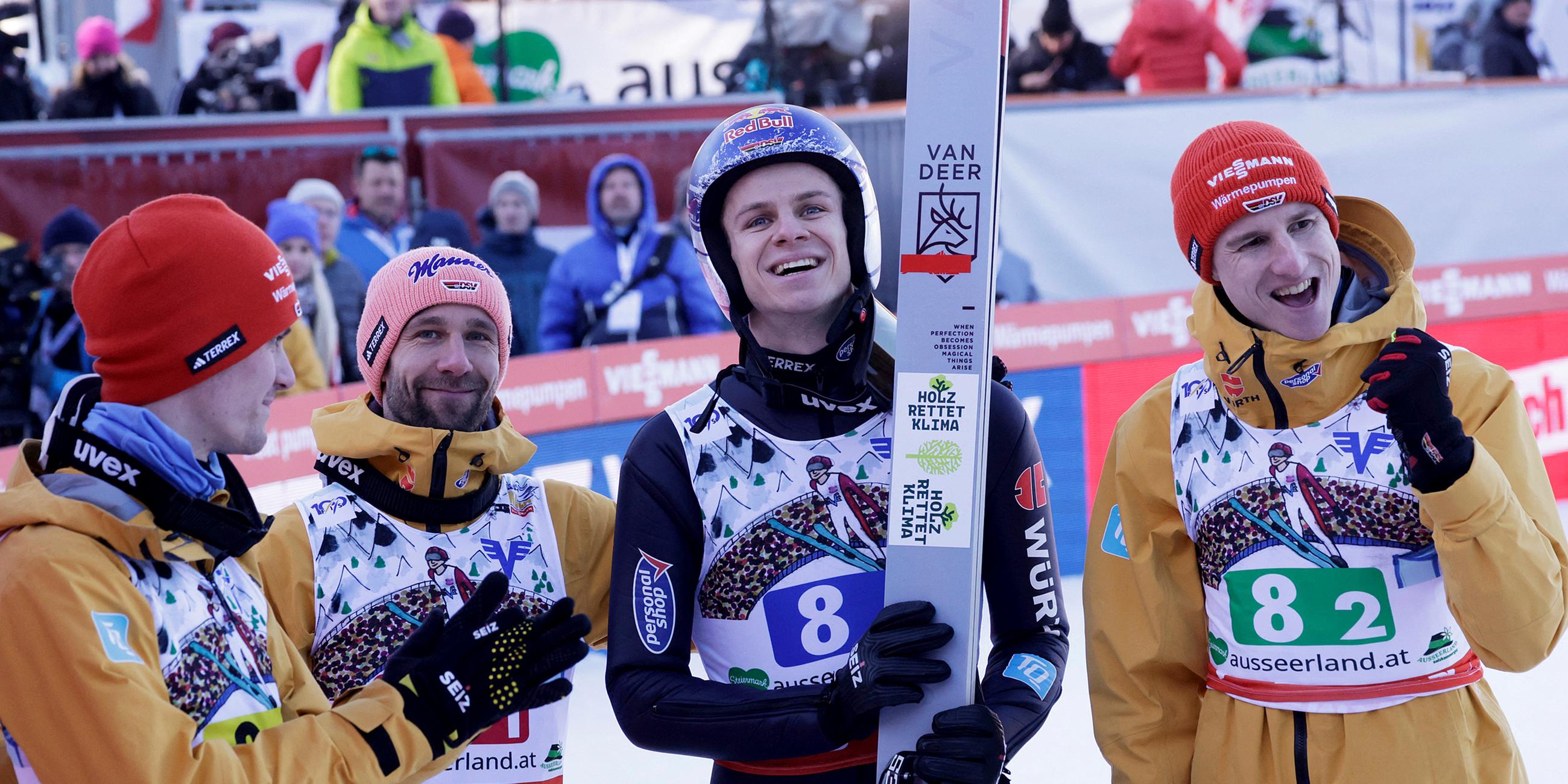 Das deutsche Team in Bad Mitterndorf.