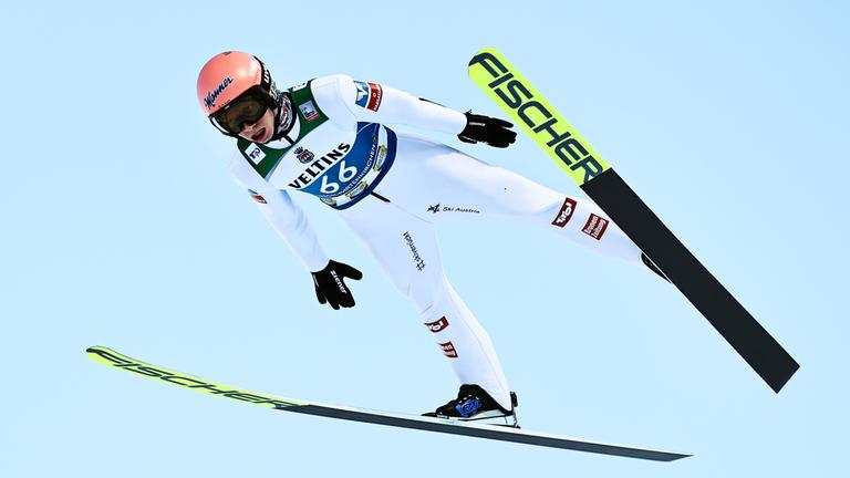 Bayern, Garmisch-Partenkirchen: Ski nordisch/Skispringen: Vierschanzentournee, Weltcup, Großschanze, Herren, Qualifikation, Österreichs Jan Hörl in Aktion.