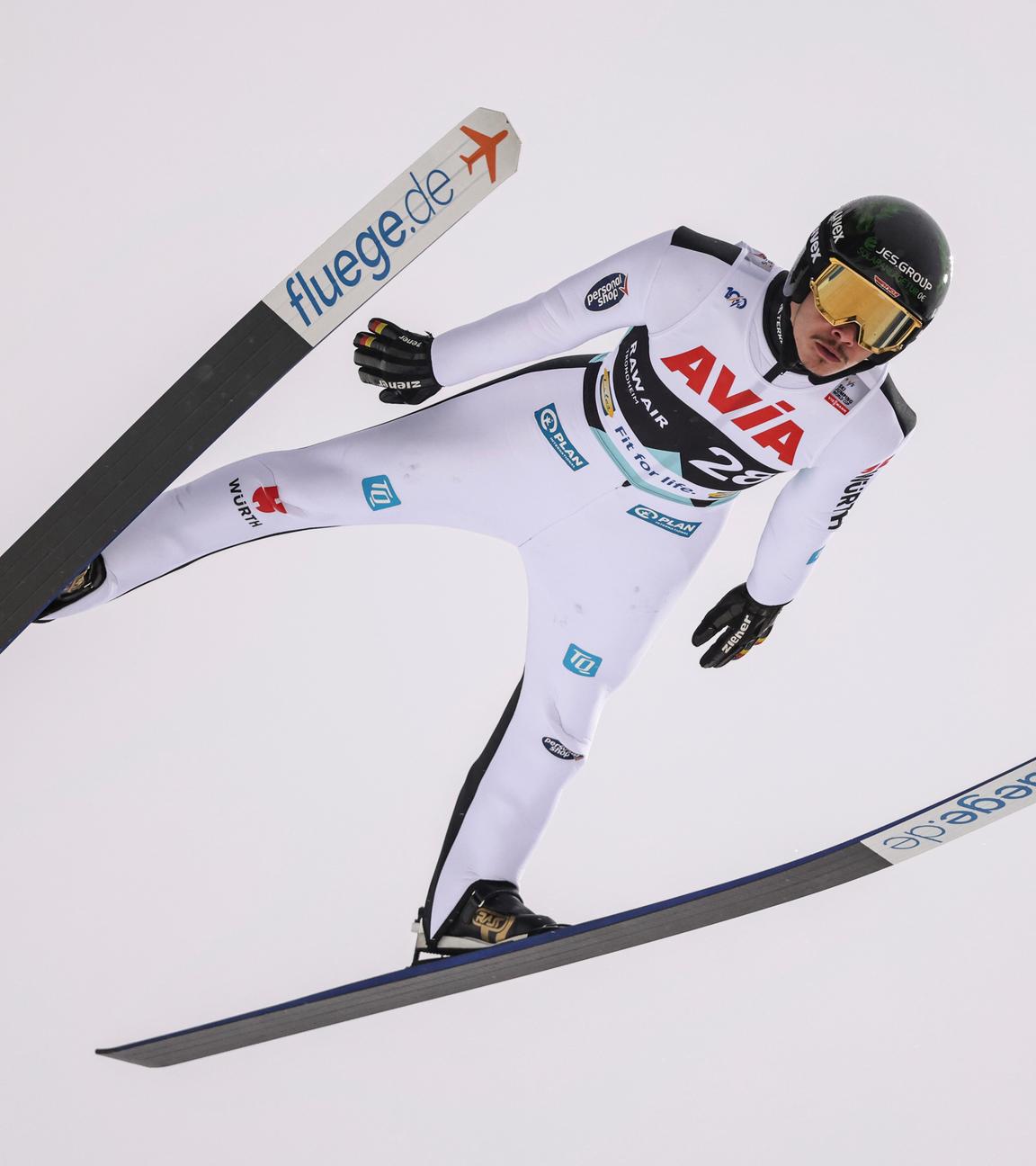 Skispringer Philipp Raimund bei der "Raw-Air"-Tour in Trondheim