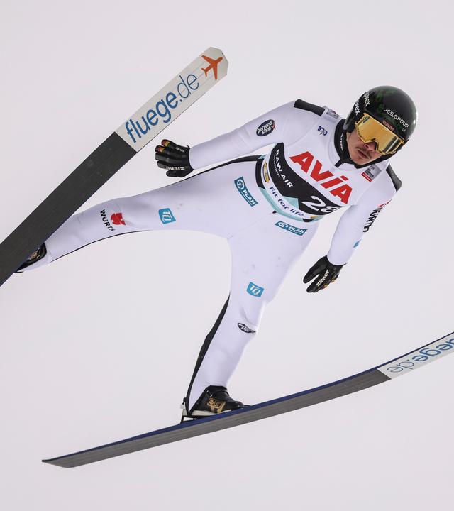 Skispringer Philipp Raimund bei der "Raw-Air"-Tour in Trondheim